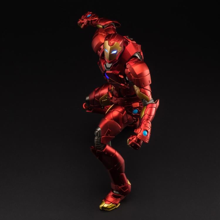 RE:EDIT IRON MAN #08 Shape Changing Armor ノンスケールPVC&ABS&ダイキャスト製塗装済み可動フィギュア Marvel RE:EDIT #08 Iron Man Shape Changing Armor Figure