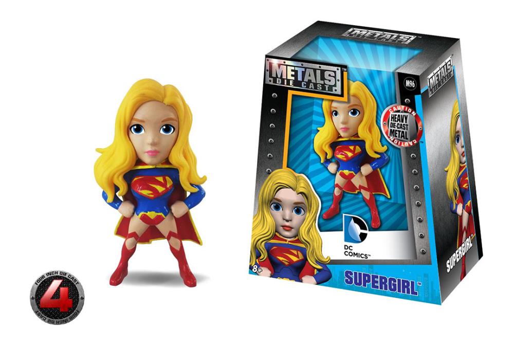 DC Comics Metals Die Cast 4" Supergirl Figure Gallery Image 3