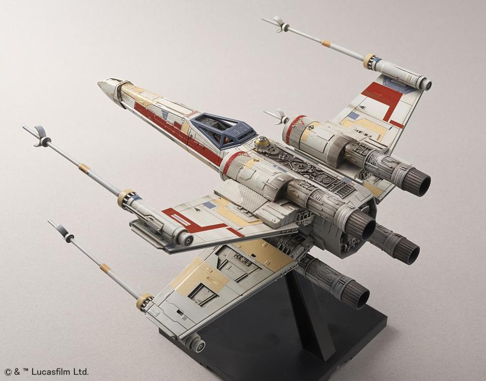 Rogue One: A Star Wars Story  Red Squadron X-Wing Starfighter 1/72 Scale Model Kit Gallery Image 8