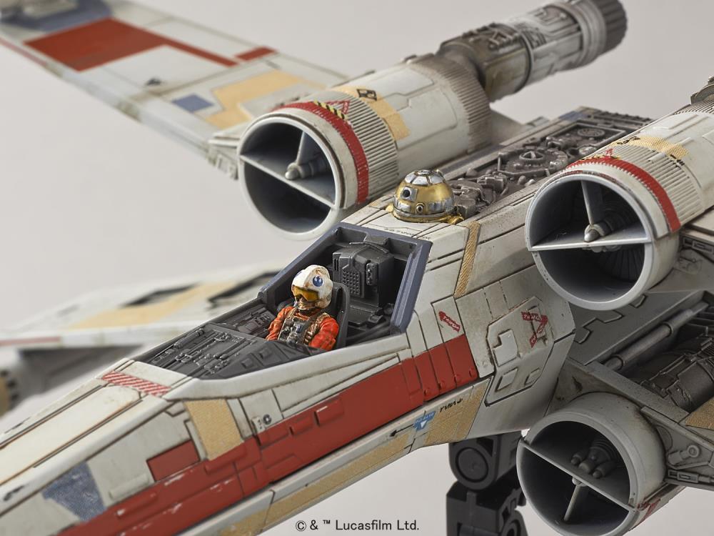 Rogue One: A Star Wars Story  Red Squadron X-Wing Starfighter 1/72 Scale Model Kit Gallery Image 9
