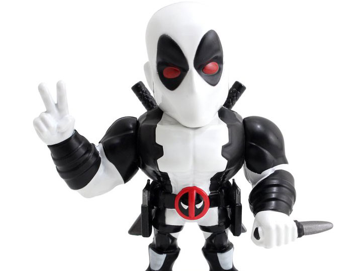 Marvel Metals Die Cast 4" Deadpool (White Suit) Figure Gallery Image 1