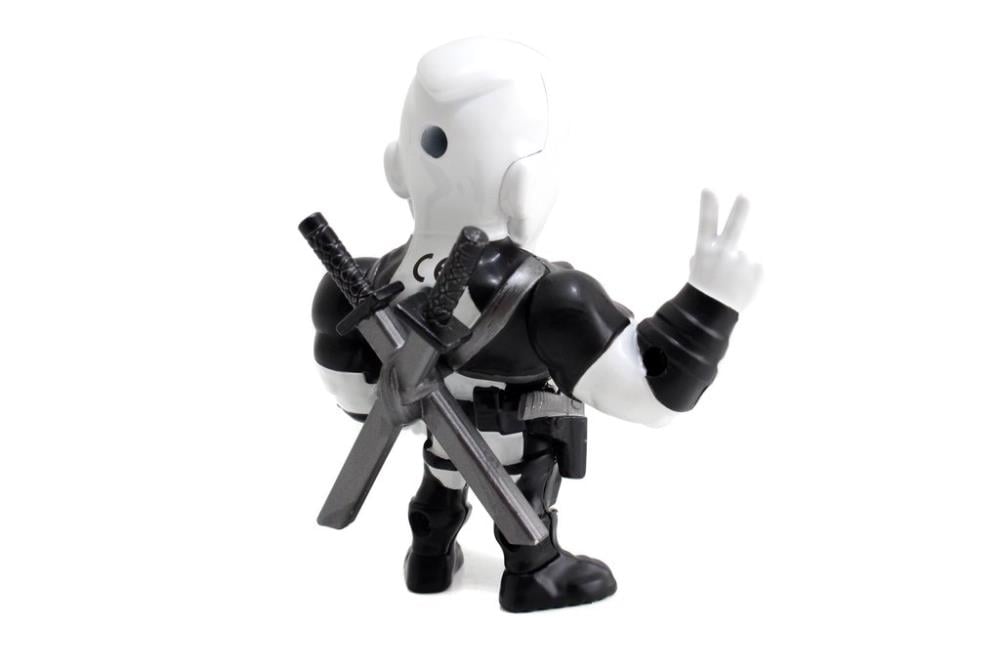 Marvel Metals Die Cast 4" Deadpool (White Suit) Figure Gallery Image 9