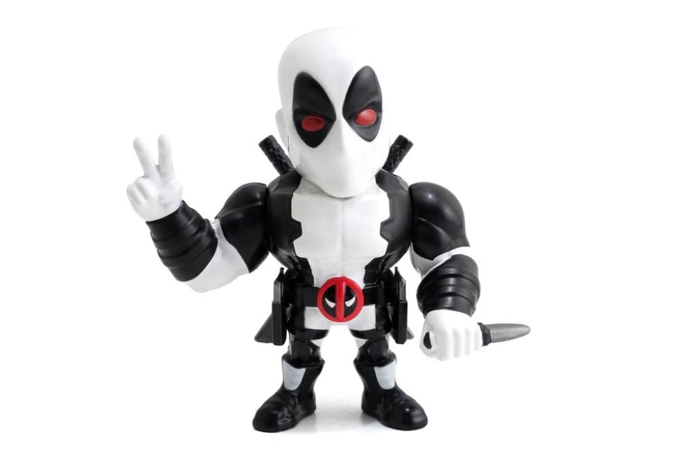 Marvel Metals Die Cast 4" Deadpool (White Suit) Figure Gallery Image 3