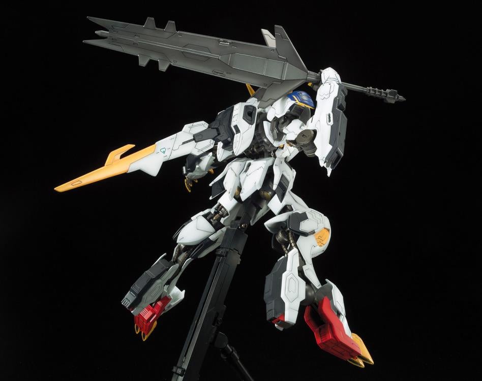 Mobile Suit Gundam: Iron-Blooded Orphans Full Mechanics Gundam Barbatos Lupus Rex 1/100 Scale Model Kit Gallery Image 9