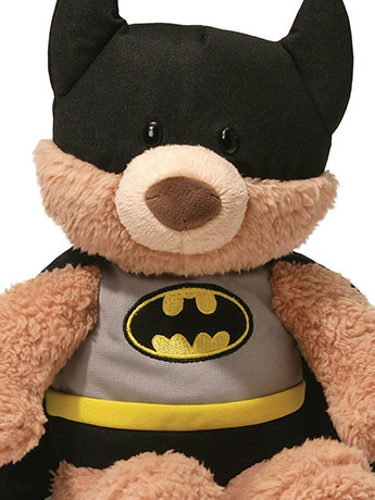 DC Comics Stuffed Animal 12" Plush - Batman Malone the Bear (Black Costume) Gallery Image 2