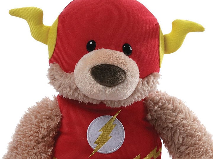 DC Comics Stuffed Animal 12" Plush - The Flash Blaze the Bear Gallery Image 1