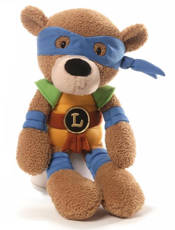 Teenage Mutant Ninja Turtles 13.5" Plush Teddy Bear - Leonardo Gallery Image 3
