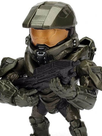 Halo Metals Die Cast 4" Master Chief Figure Gallery Image 2