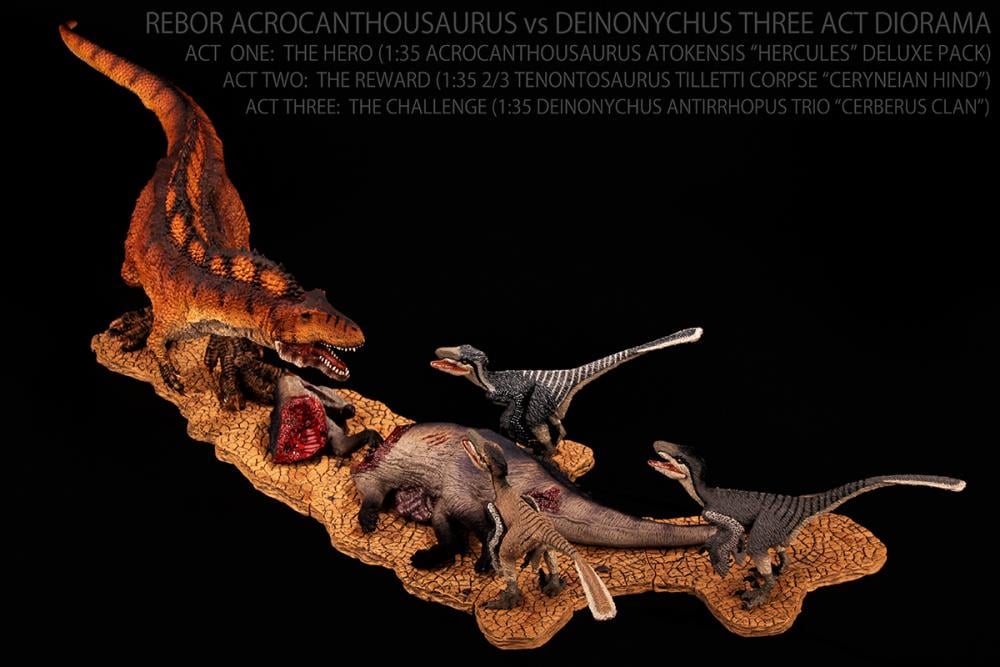 Deinonychus antirrhopus Trio 