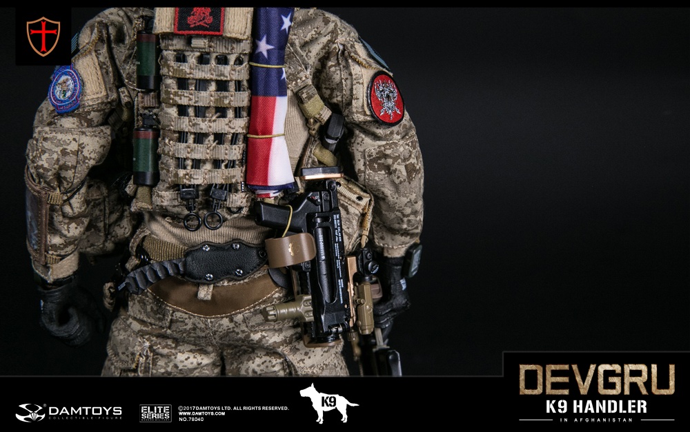 1/6 Scale DEVGRU K9-handler in Afghanistan (With Dog)