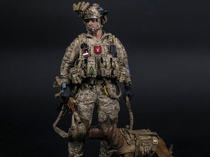 1/6 Scale DEVGRU K9-handler in Afghanistan (With Dog)