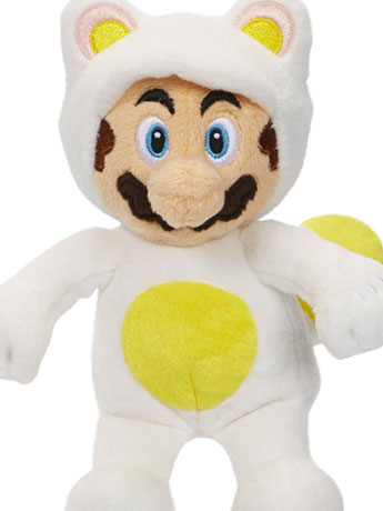 World of Nintendo Plush Wave 07 - White Tanooki Mario Gallery Image 2