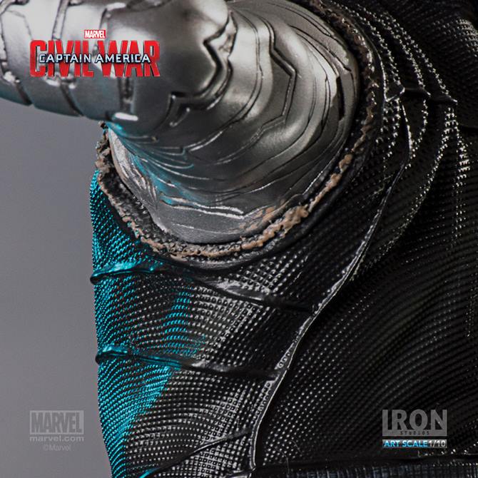 Captain America: Civil War Winter Soldier 1/10 Art Scale Statue Gallery Image 11