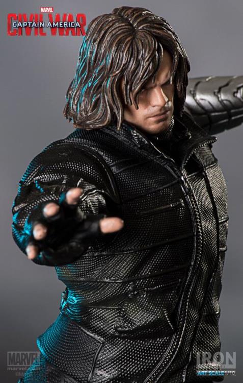 Captain America: Civil War Winter Soldier 1/10 Art Scale Statue Gallery Image 9