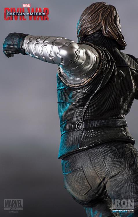 Captain America: Civil War Winter Soldier 1/10 Art Scale Statue Gallery Image 8