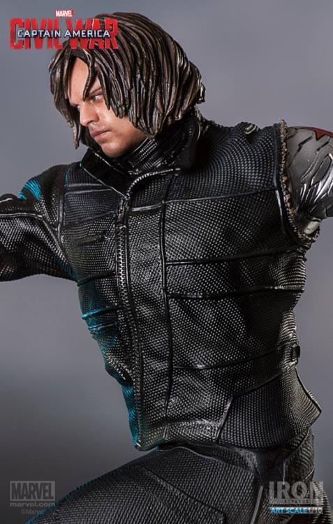 Captain America: Civil War Winter Soldier 1/10 Art Scale Statue Gallery Image 10