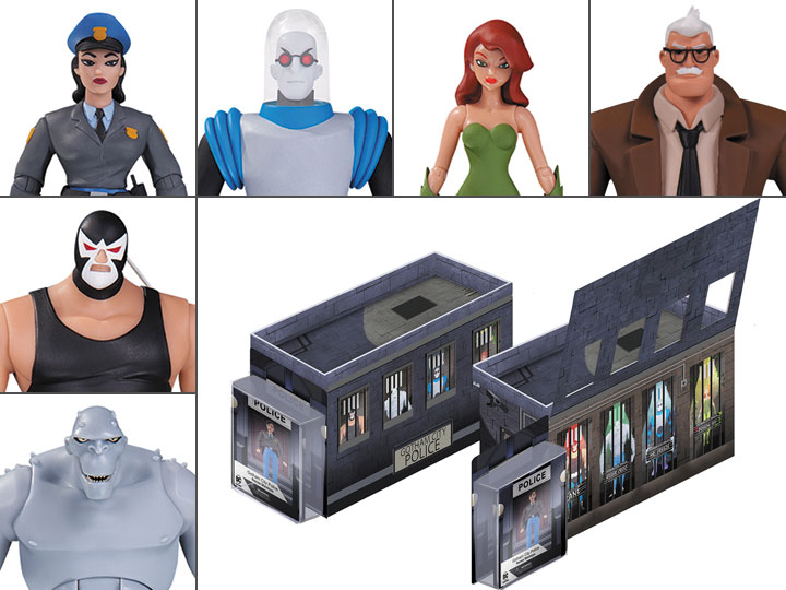 Batman: The Animated Series GCPD Rogues Gallery Action Figure Five-Pack with Bonus Commissioner Gordon Gallery Image 1