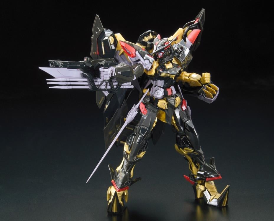 Mobile Suit Gundam SEED Astray RG Gundam Astray Gold Frame Amatsu Mina 1/144 Scale Model Kit Gallery Image 10