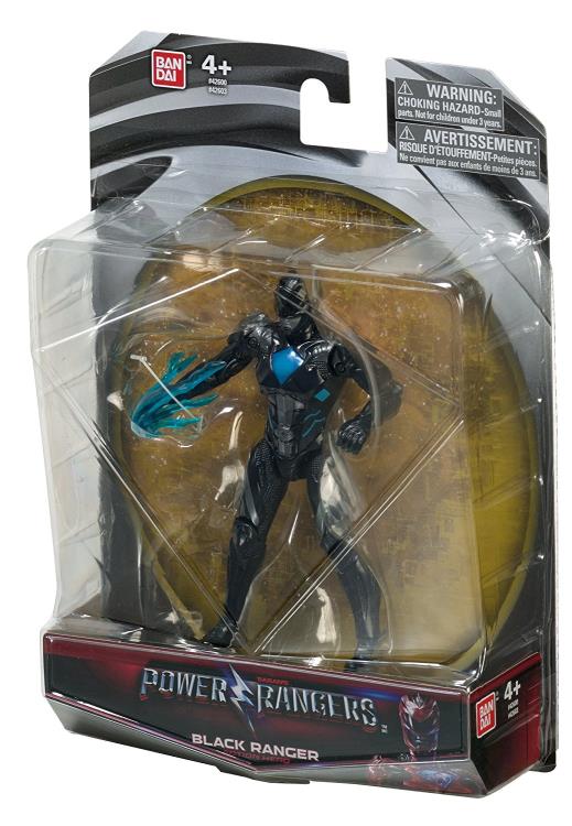 Power Rangers 5" Basic Black Ranger Figure Gallery Image 7