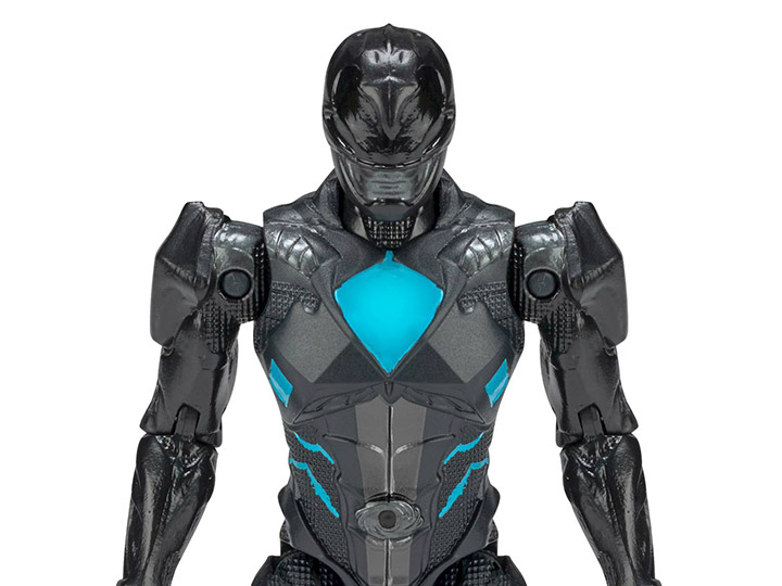 Power Rangers 5" Basic Black Ranger Figure Gallery Image 1