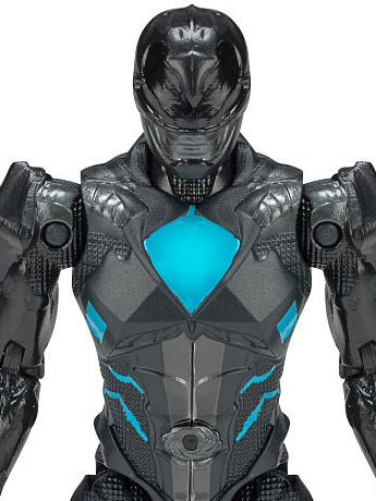 Power Rangers 5" Basic Black Ranger Figure Gallery Image 2