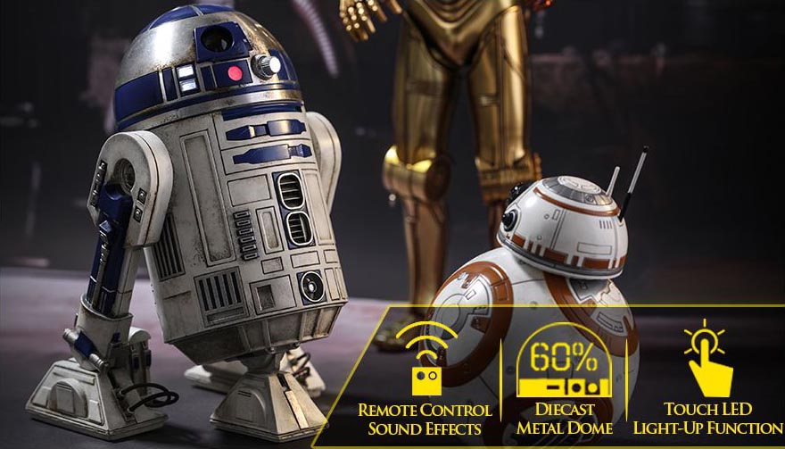 Star Wars: The Force Awakens MMS408 R2-D2 1/6th Scale Collectible Figure Gallery Image 12
