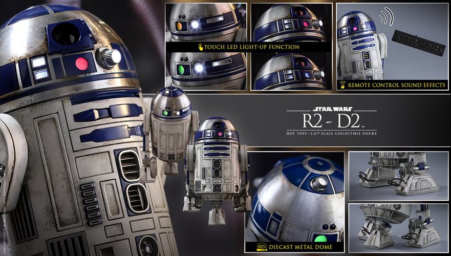 Star Wars: The Force Awakens MMS408 R2-D2 1/6th Scale Collectible Figure Gallery Image 15