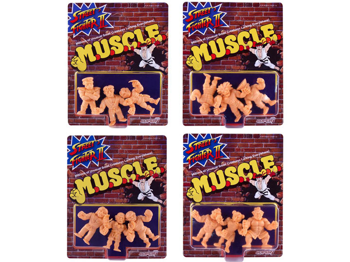 Street Fighter II M.U.S.C.L.E. Wave 1 Set of 4 Gallery Image 1
