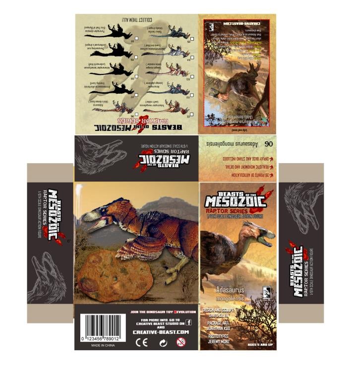Beasts of the Mesozoic: Raptor Series Adasaurus mongoliensis Deluxe Figure Gallery Image 6