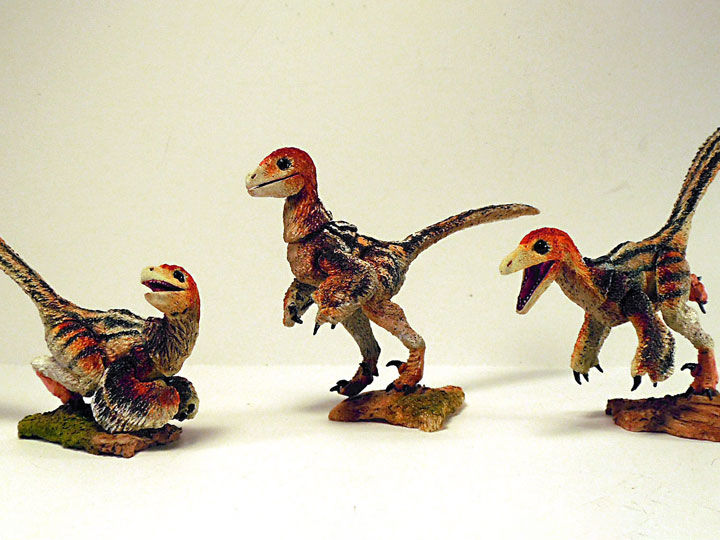 Beasts of the Mesozoic: Raptor Series  NST01 Nestlings Three-Pack (Amber) Gallery Image 1