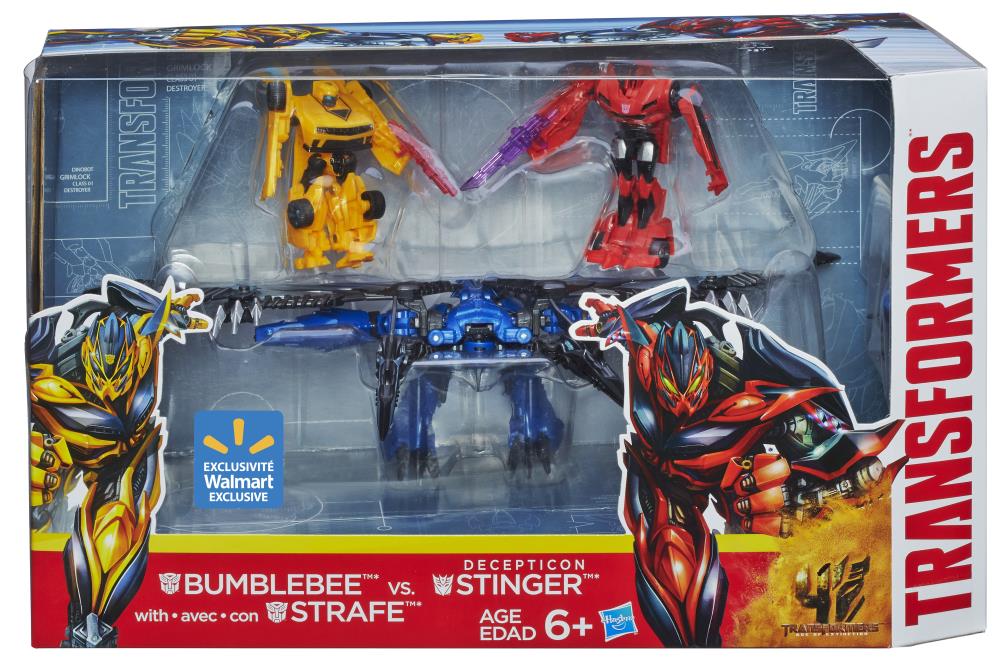 Transformers: Age of Extinction Scene Pack Bumblebee & Strafe vs. Stinger Exclusive Gallery Image 3