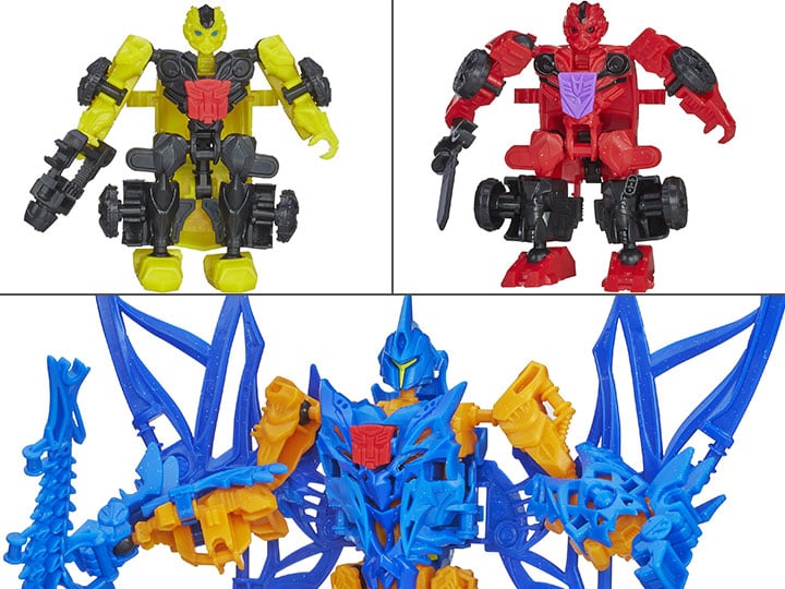 Transformers: Age of Extinction Construct Bots Bumblebee & Strafe vs. Stinger Exclusive Gallery Image 1