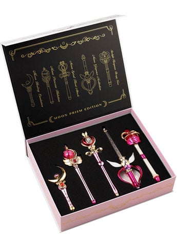 99.セーラームーン　sailor moon stich ＆rod Sailor Moon 25th Anniversary Stick & Rod Set Moon Prism Edition