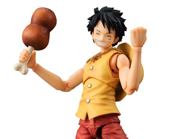 One Piece Variable Action Heroes Monkey D. Luffy (Past Blue Yellow Version) Gallery Image 1