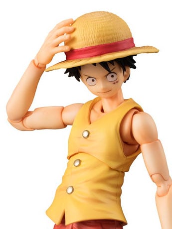 One Piece Variable Action Heroes Monkey D. Luffy (Past Blue Yellow Version) Gallery Image 2