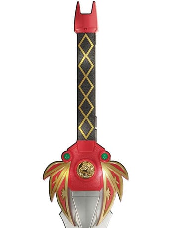Red Ranger Spada Giocattolo Ufficiale Per Costumi Power Rangers, 53,3 Cm, Accessorio Per Bambini, Mighty Morphin, Ideale Per Halloween - 5