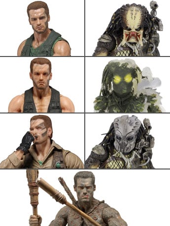 Predator 30th Anniversary Set of 7 Figures Gallery Image 2