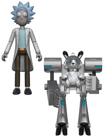 Rick and Morty Series 1 Rick 5" Articulated Action Figure (Snowball Parts) Gallery Image 2