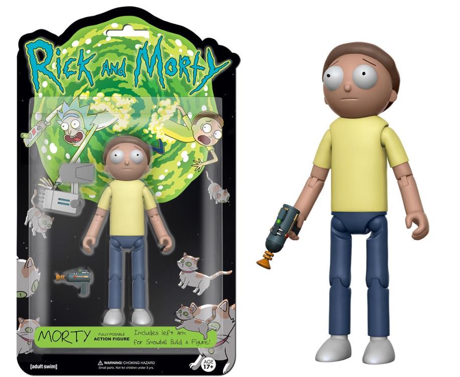 Rick and Morty Series 1 Morty 5" Articulated Action Figure (Snowball Parts) Gallery Image 3