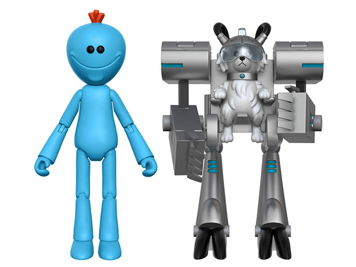 Rick and Morty Series 1 Mr. Meeseeks 5" Articulated Action Figure (Snowball Parts) Gallery Image 1