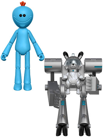 Rick and Morty Series 1 Mr. Meeseeks 5" Articulated Action Figure (Snowball Parts) Gallery Image 2