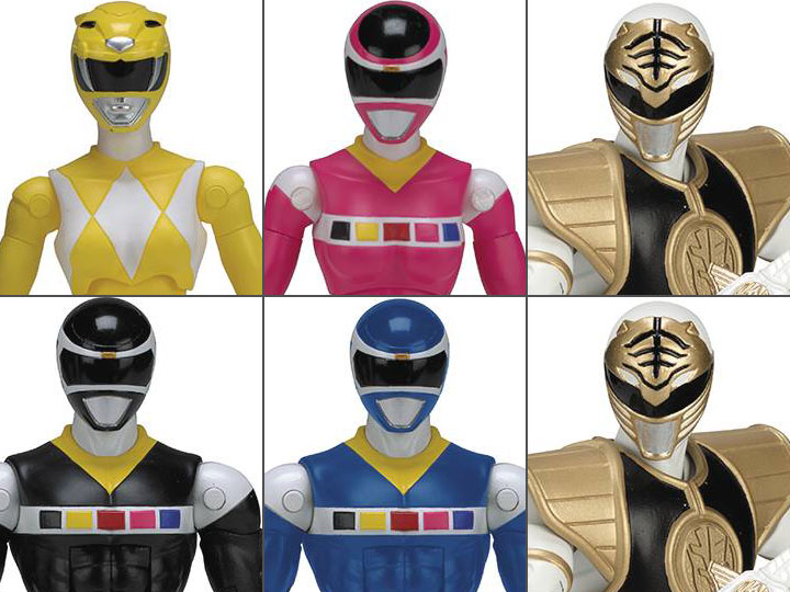 Mighty Morphin Power Rangers Legacy 6" Wave 3 Case of 6 Gallery Image 1