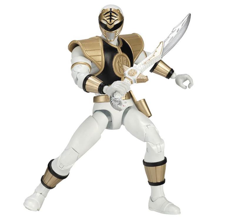 Mighty Morphin Power Rangers Legacy 6" White Ranger Gallery Image 3