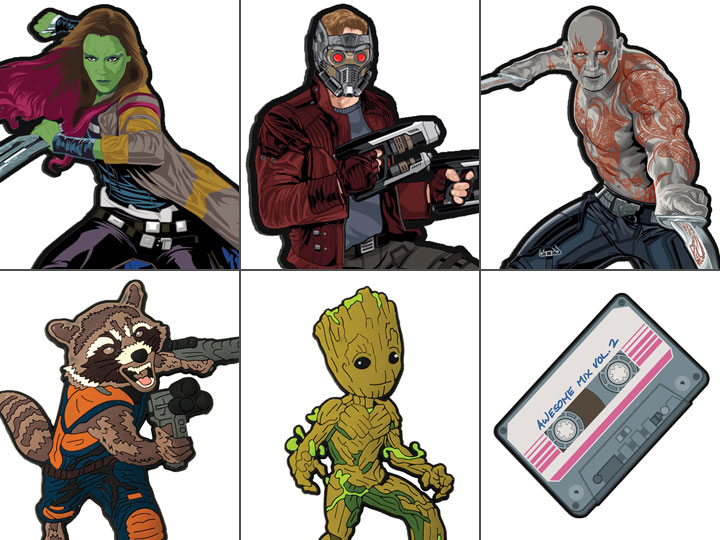 Guardians of the Galaxy Vol. 2 Mega-Mega Magnets Series 1 Box of 12 Magnets Gallery Image 1