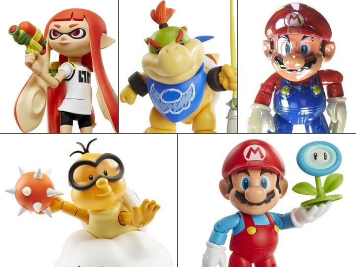 World of Nintendo 4" Figure Series 10 - Set of 5 Gallery Image 1