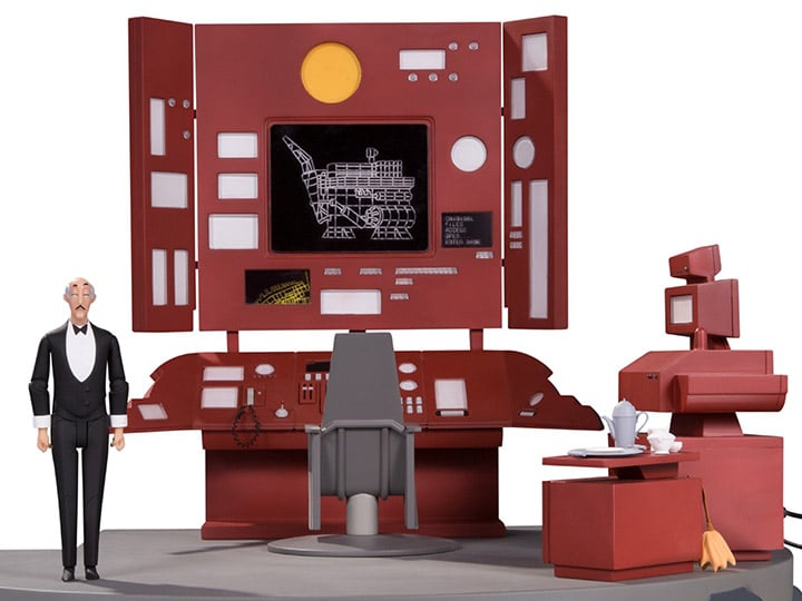 Batman: The Animated Series Batcave Playset With Alfred Gallery Image 1