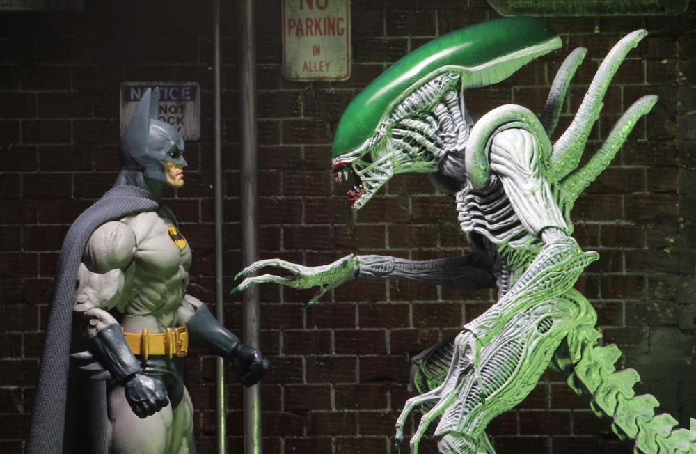 激レア　Batman vs Aliens フィギュアセット Batman Vs. Alien Figures Two Pack