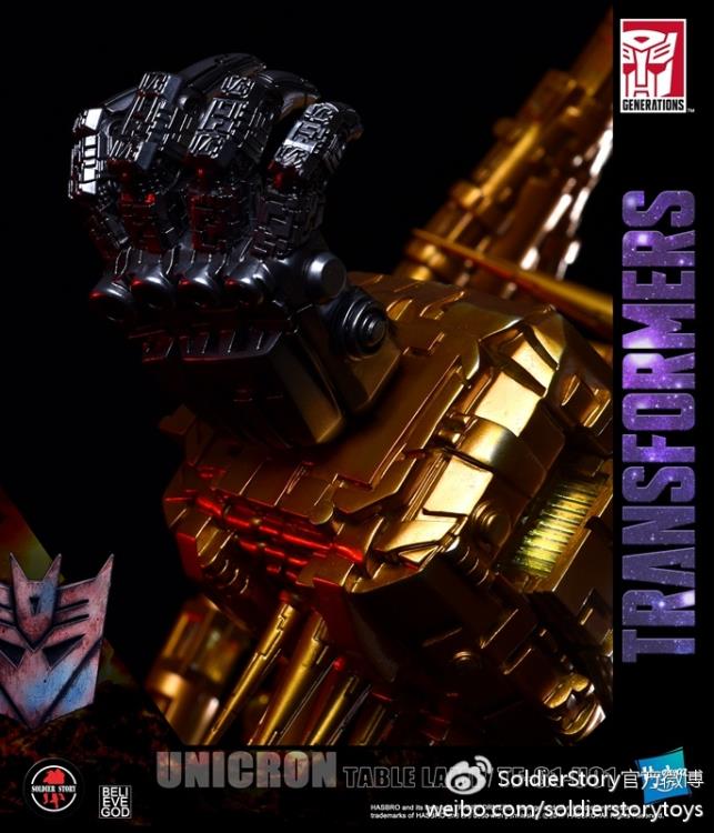 Transformers Generation 1 Unicron Table Lamp Statue With Hot Rod Gallery Image 16