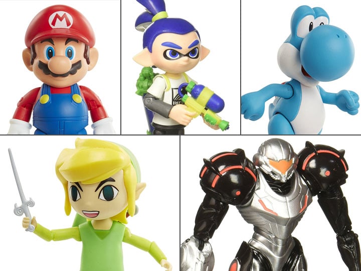 World of Nintendo 4" Figure Series 09 - Set of 5 Gallery Image 1