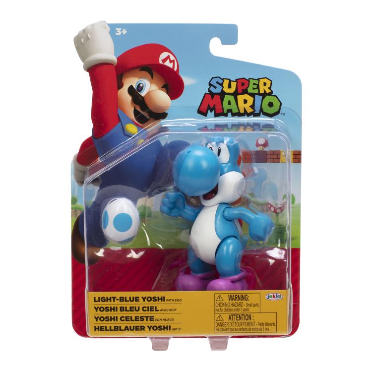 World of Nintendo Yoshi (Blue) 4-Inch Scale Figure Gallery Image 4